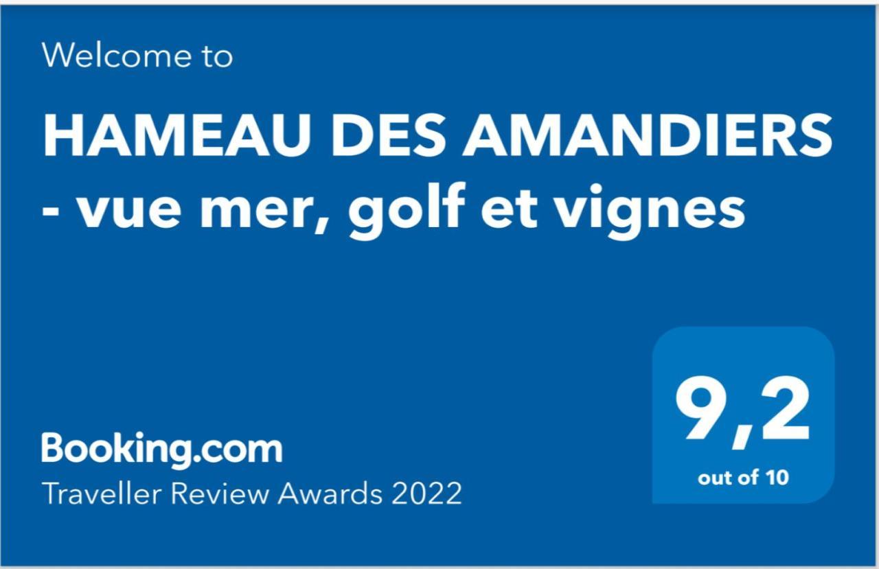 Hameau Des Amandiers - Vue Mer, Golf Et Vignes Apartment แซ็งต์-ซีร์-ซูร์-แมร์ ภายนอก รูปภาพ