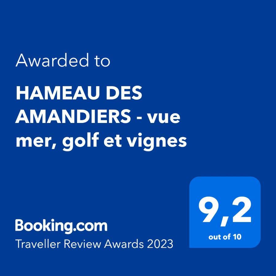 Hameau Des Amandiers - Vue Mer, Golf Et Vignes Apartment แซ็งต์-ซีร์-ซูร์-แมร์ ภายนอก รูปภาพ